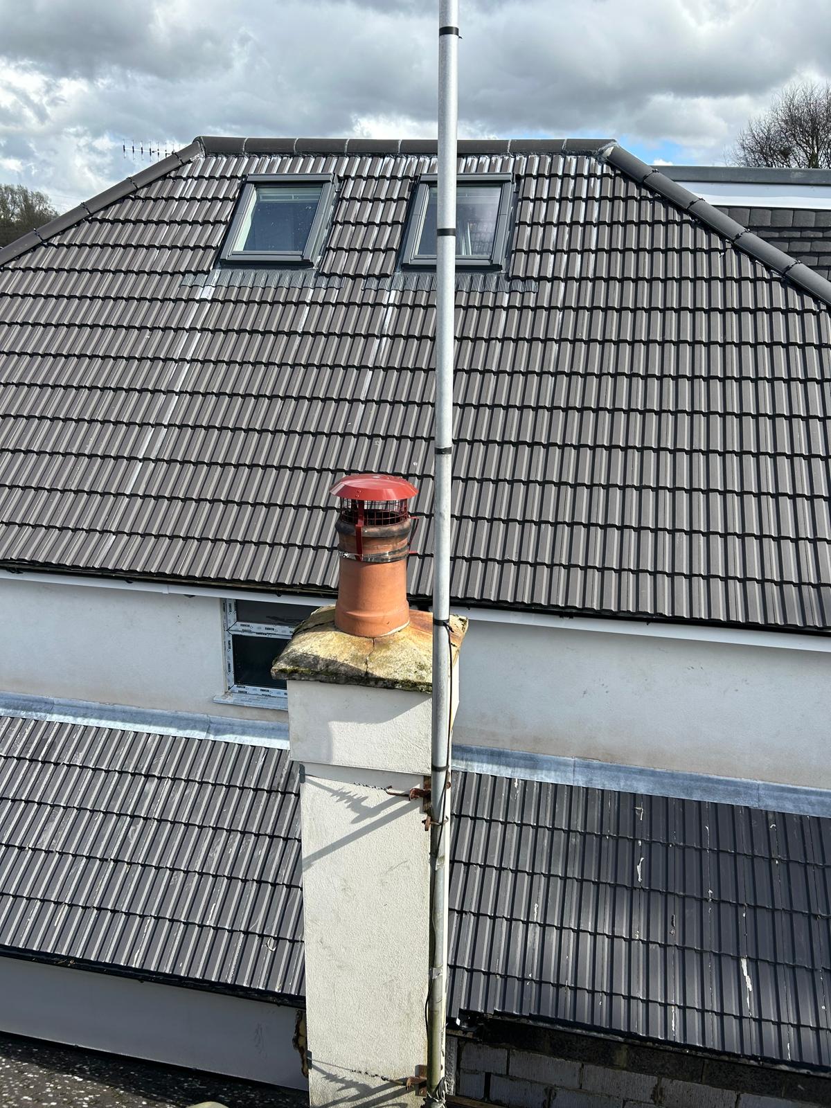 Completed full retile with velux windows